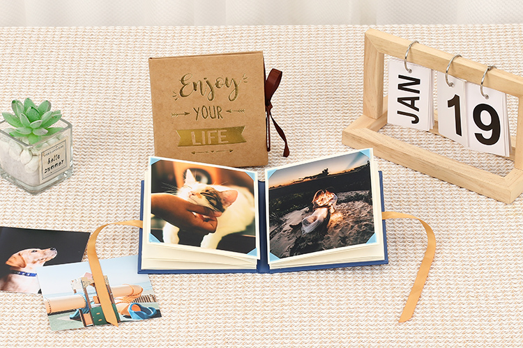 how to make a photo album out of paper bags