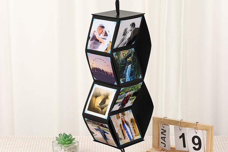 photo album with glassine paper