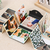 Custom Logo Wholesale Polaroid Slip-in Hard Cardboard Cover Photo Album Book Button Closure Paper Baby Family Folding Wedding