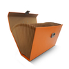Custom Logo 20-Pockets A4 Expanding Accordion File Folder Box Office School Use Paper Document Organizer Handle Storage