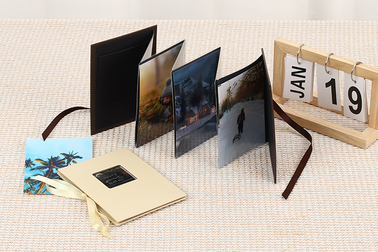 photo album with butter paper