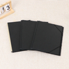 black paper wedding guest book