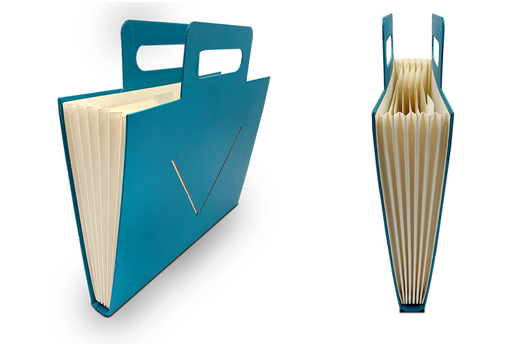 paper file folder with metal clip