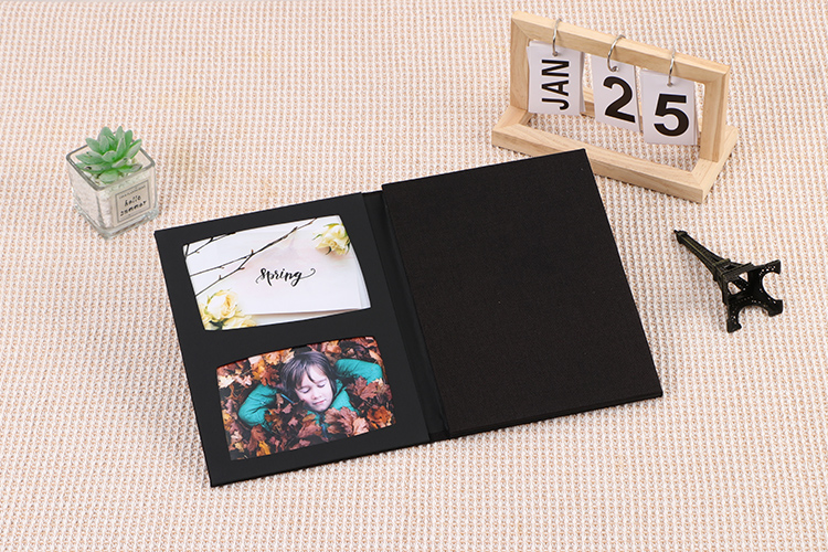 brown paper bag photo album