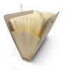 Wholesale Custom OEM A4 Size Bag Shape Expanding Accordion File Folder Box Paper Document Organizer Customized Packaging Office