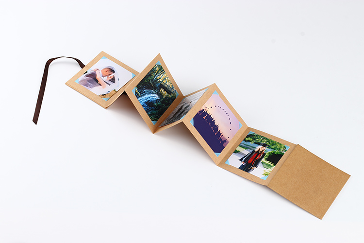 photo album with glassine paper