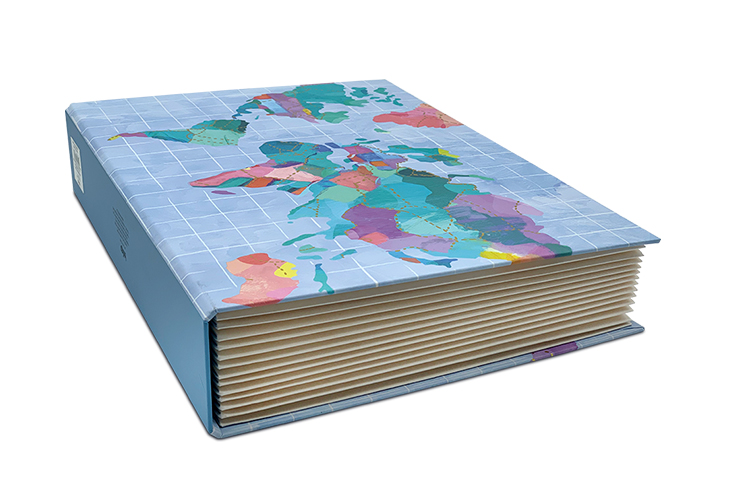 handmade paper file folder