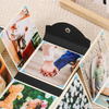 Custom Logo Wholesale Polaroid Slip-in Hard Cardboard Cover Photo Album Book Button Closure Paper Baby Family Folding Wedding