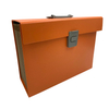 Custom Logo 20-Pockets A4 Expanding Accordion File Folder Box Office School Use Paper Document Organizer Handle Storage